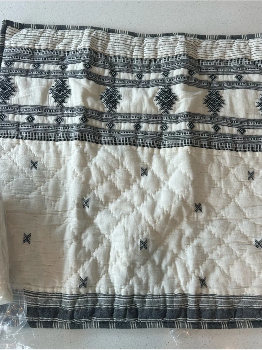 Set of 2 Pottery Barn Dakota Quilted Shams EURO Bundle